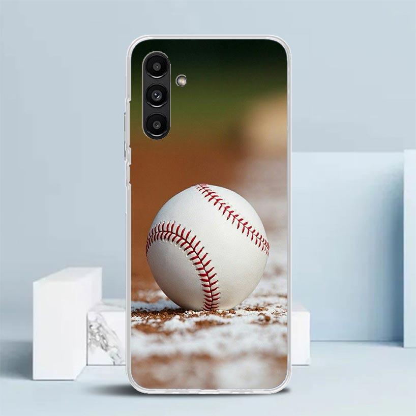 Спортивный чехол для бейсбола для Samsung Galaxy A17 A37 A57 A16 A26 A36 A56 A15 A14 A55 Чехол для телефона A13 A53 A25 A35 A24 A34 A23 A33 Galax