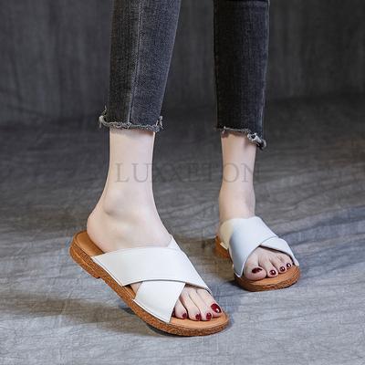 Женские тапочки, летние сандалии, повседневная обувь на плоской подошве, женская повседневная летняя обувь с бантом, женские шлепанцы на плоской подошве, Chaussure Femme