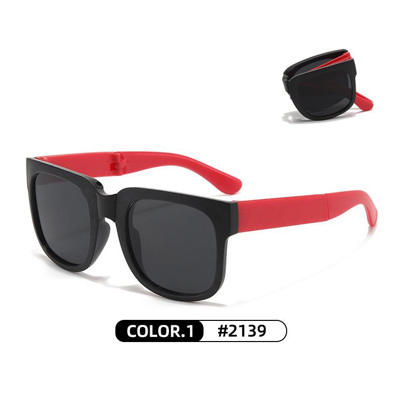 Детские складные солнцезащитные очки для мальчиков и девочек Солнцезащитные очки с защитой от ультрафиолета Солнцезащитные очки для мальчиков и девочек