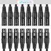 Кабель XLR 1 м/3,3 фута Кабель DMX для освещения сцены 3-контактный разъем XLR «папа-мама» Черный разъем из ПВХ для перемещения