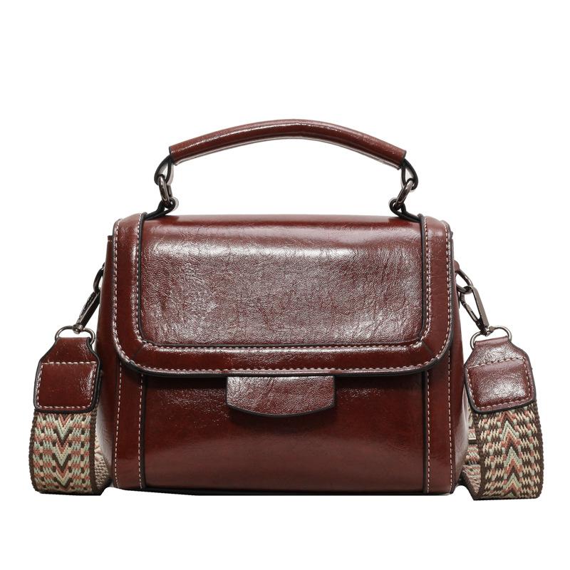 Сумка Женская Текстура Модная Повседневная Сумка Новая Осень и Зима Студенческая На плечо Кроссбоди