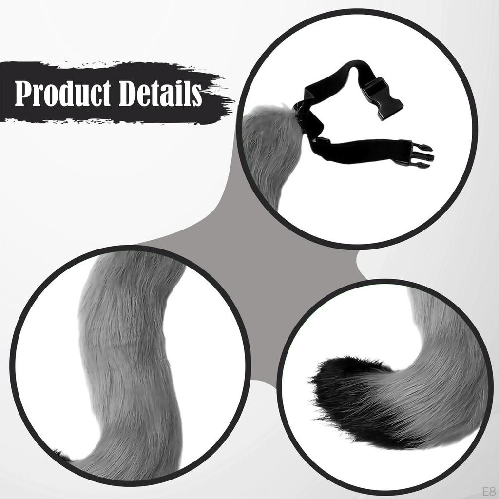 Косплей Хвост Животного Аниме Нарядный Костюм Аксессуары для Вечеринок на Животную Тематику