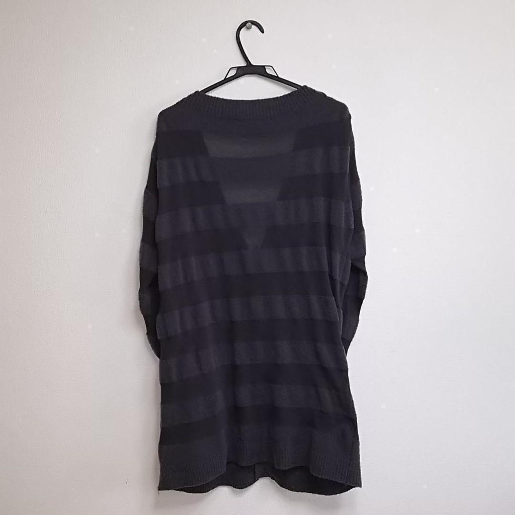 [USED] A Long Cardigan Recommended for Fans of Hosts, K-pop, Bands, and Visual Kei.