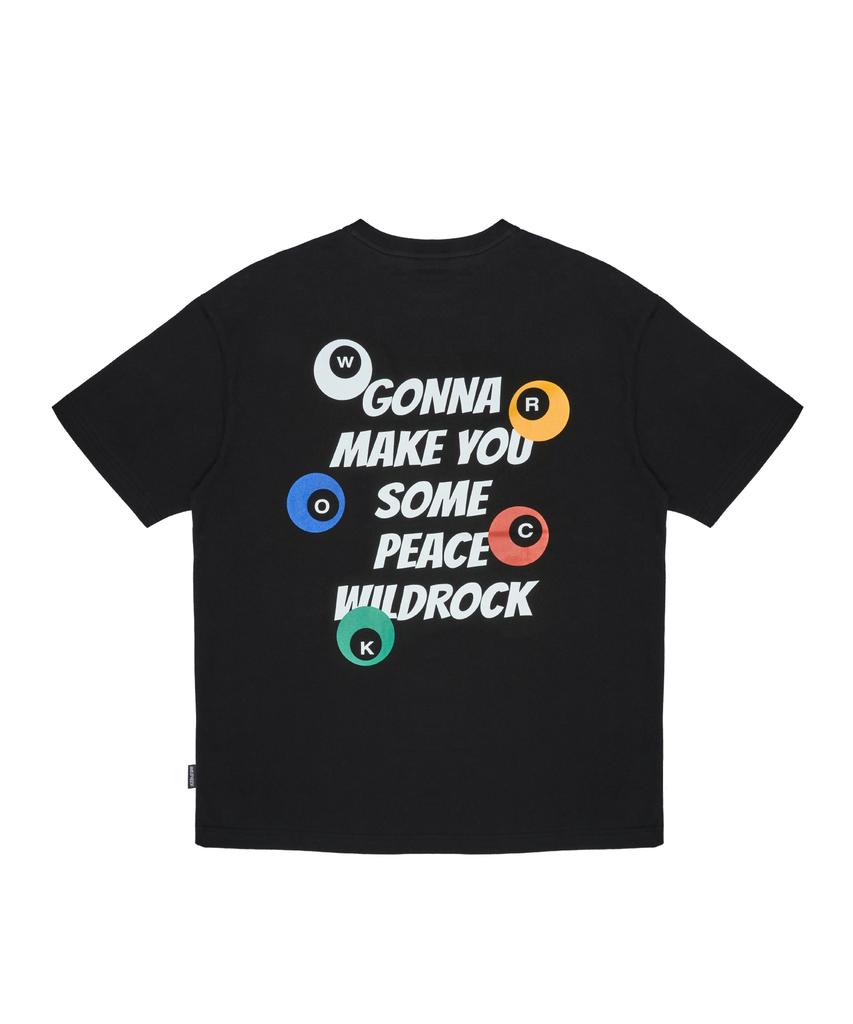 WILDROCK Футболка с коротким рукавом Wild Pocketball_Черный