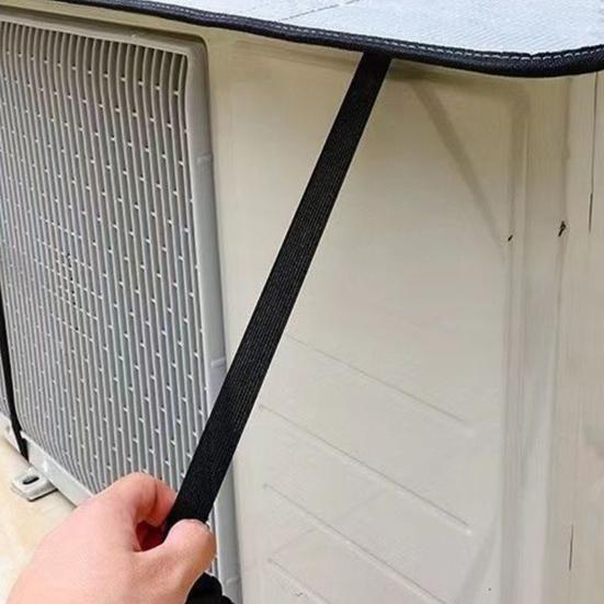 Крышка для внешнего блока кондиционера воздуха Водонепроницаемая, устойчивая к погодным условиям, защита от солнца Универсальная верхняя защитная крышка для внешнего блока кондиционера воздуха для улицы