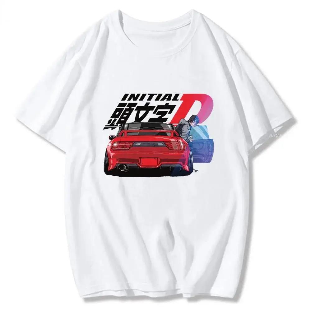 Initial D T Shirt Japanese Anime Graphic Funny Harajuku Manga T Shirt Fashion Casual Short Sleeve T Shirt Summer Men's T-shirt
