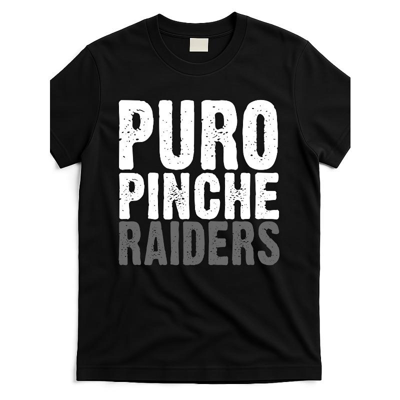 Европейские размеры Puro-Pinche-Raiders-Футболка_Ppr2881379-At_Черный_Изображение товара Тот же стиль Летняя футболка с коротким рукавом с принтом 2025