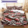 3pcs Custom Name Nutella Bedding Set Duvet Cover Closure Includes 1 Duvet Cover & 2 Pillowcases, Soft and Comfortable for All Seasons.