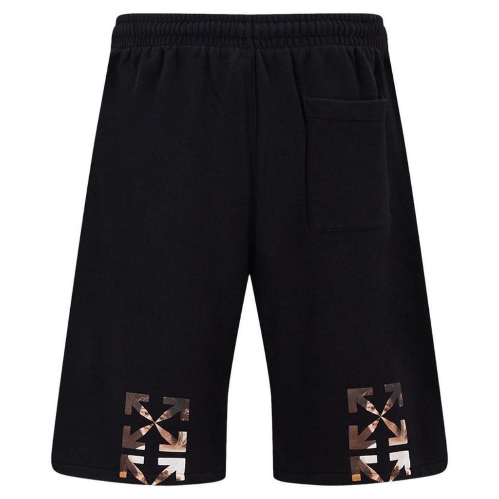 Off-White Unisex Adult Caravaggio Sweat Shorts