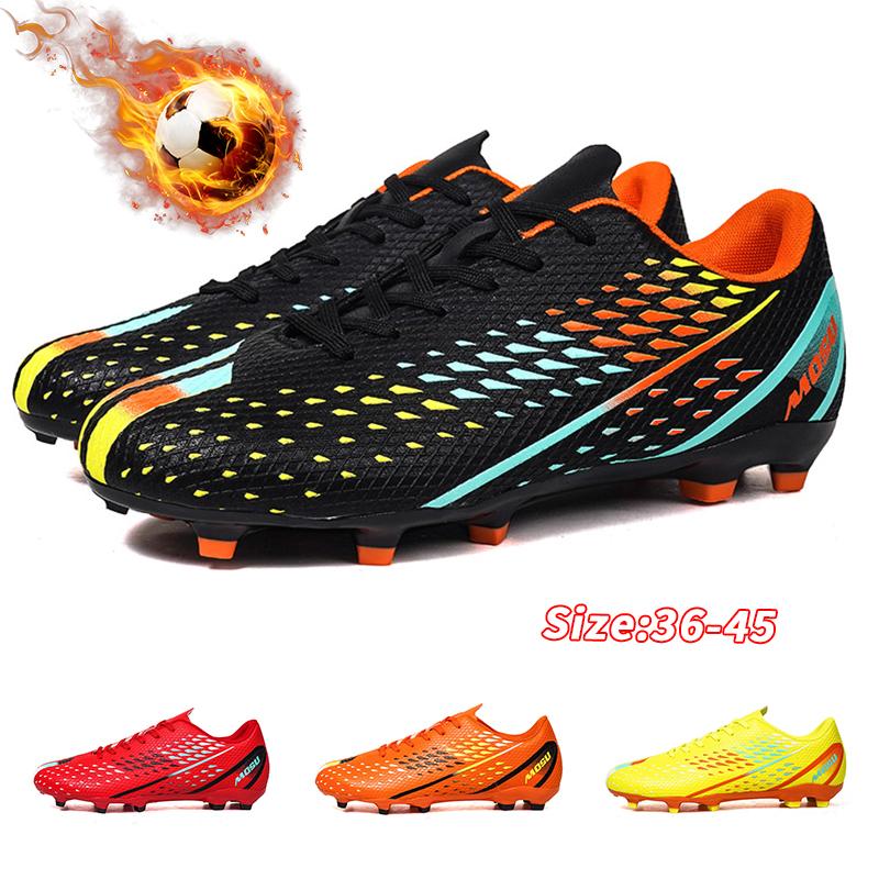 Мужские футбольные бутсы с длинными шипами и высокой лодыжкой, футбольные бутсы FG, уличные бутсы для травы, футбольные бутсы, тренировочные спортивные футбольные бутсы