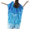 Женское пляжное платье-накидка, свободное длинное платье-рубашка в стиле праздника, купальник-бикини, накидка