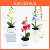Potted Simulated Phalaenopsis Artificial Artificial Flower Ornament Desktop