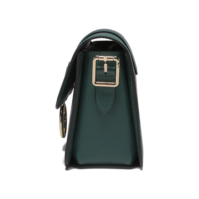Longchamp Box Trot 18 Snap Flap Closure Adjustable Shoulder Strap Leather Small Square Shoulder Crossbody Bag Women Bags Pine-Green 10174HAU139