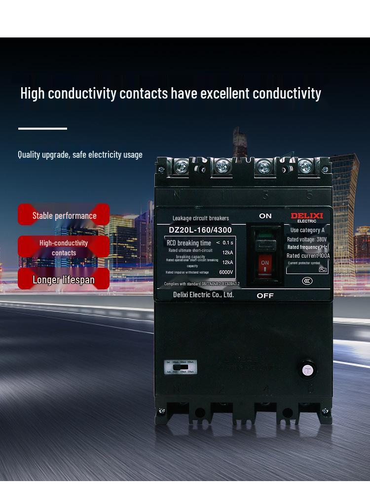Delixi CDM10-600/3300 Plastic Circuit Breaker