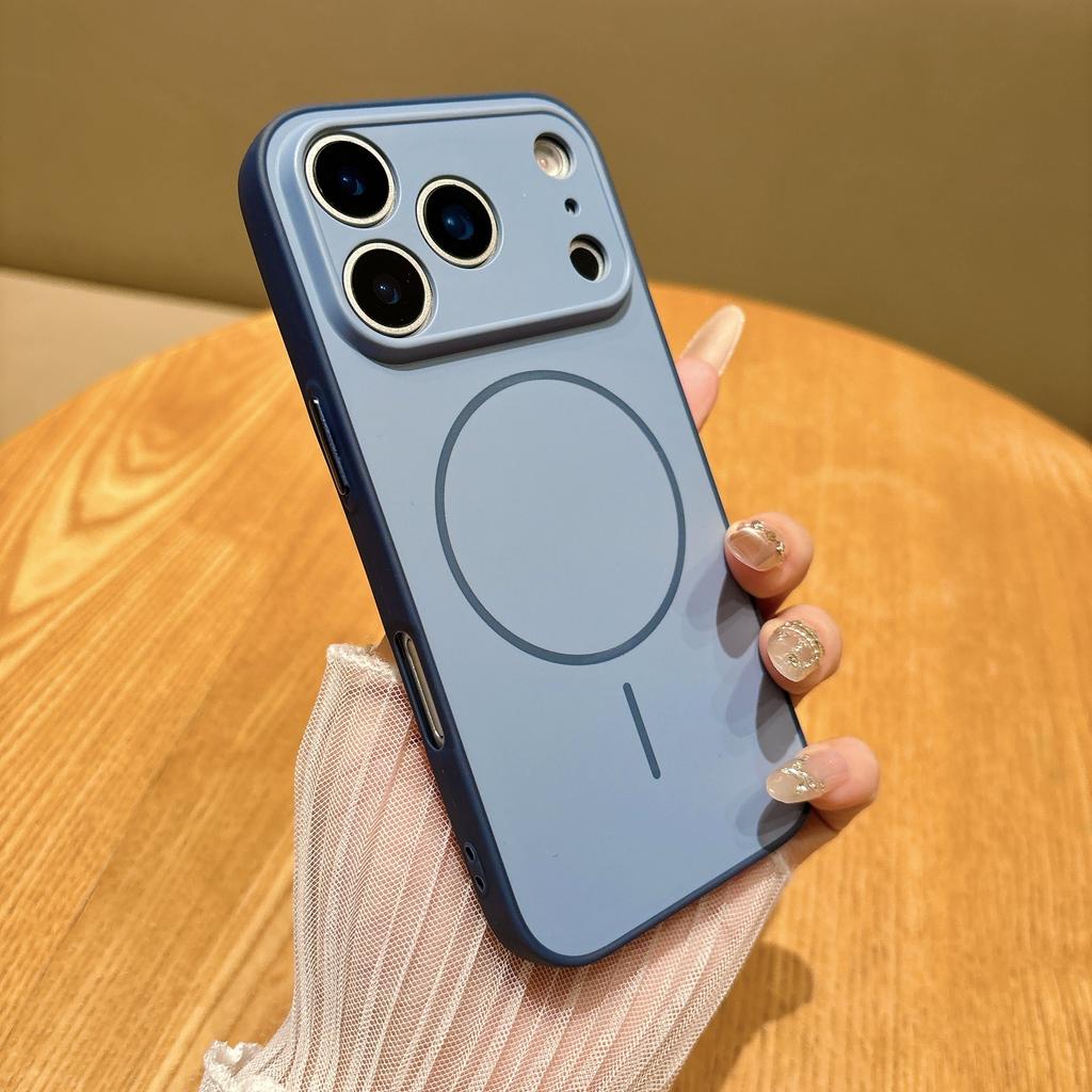 Для Magsafe Магнитный Беспроводной Зарядный Чехол Для iPhone 17 Air 11 12 13 14 15 16 Pro Max Plus Матовый Мягкий Силиконовый Ударопрочный Чехол