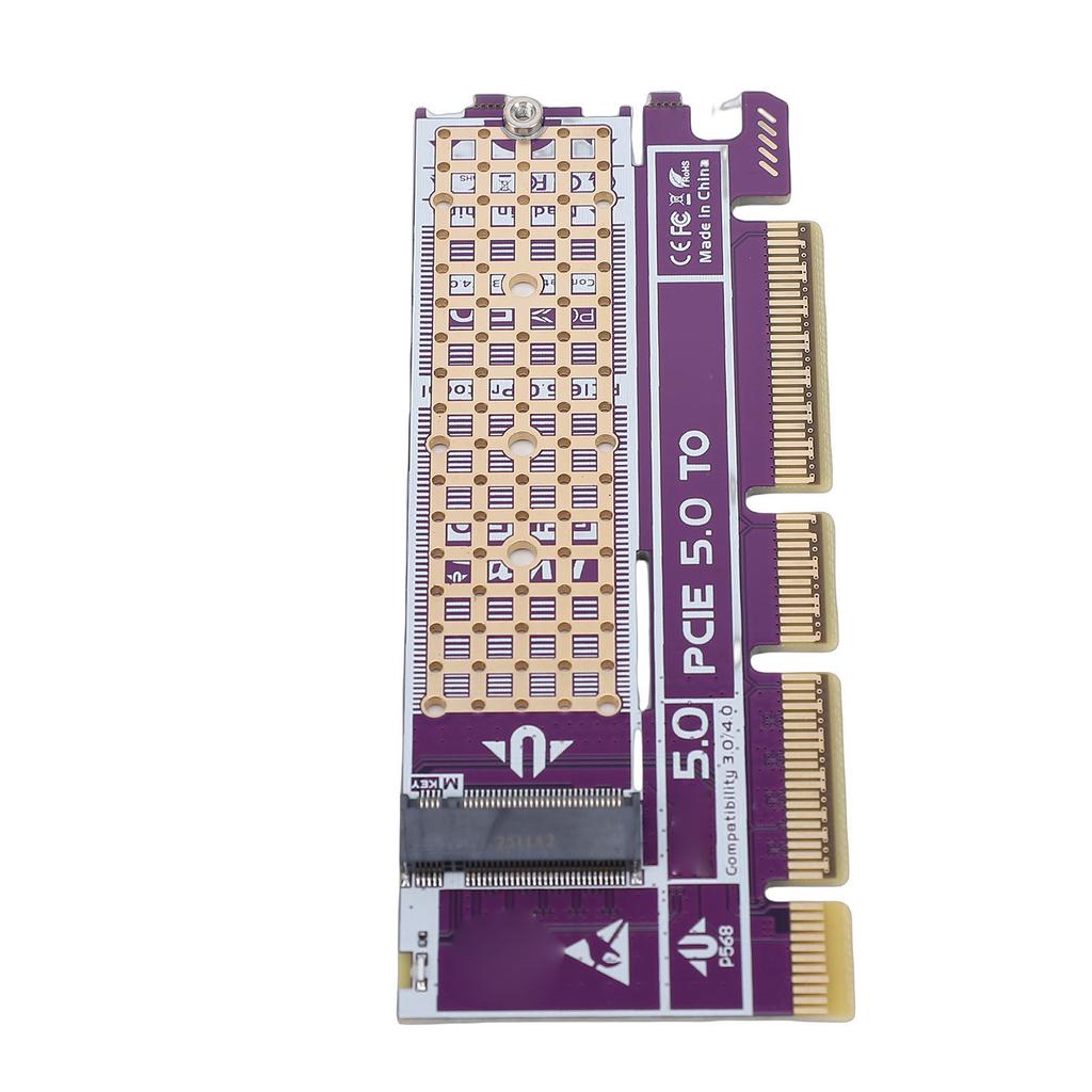 Адаптер PCIe 5.0 на M.2 NVMe Поддержка PCIe 5.0 4.0 3.0 2.0 1.0 M.2 SSD Карточка расширения для SSD 2230 2242 2260 2280