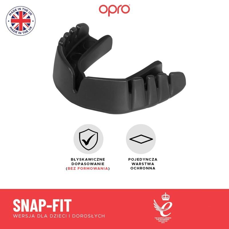 Opro UFC Snap Fit Boxing Mouthguard Universal White