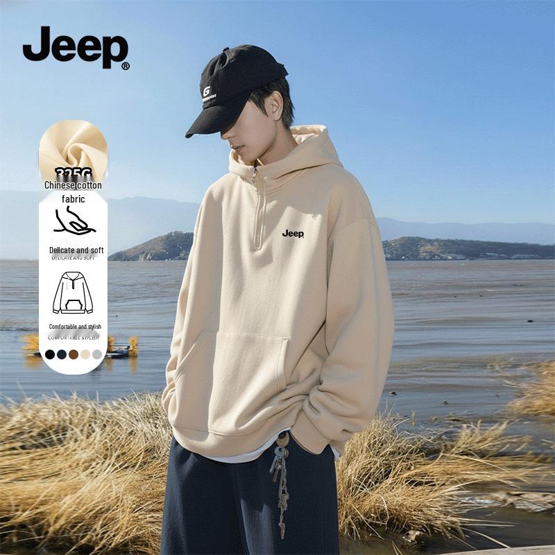 Jeep Мужская толстовка с капюшоном