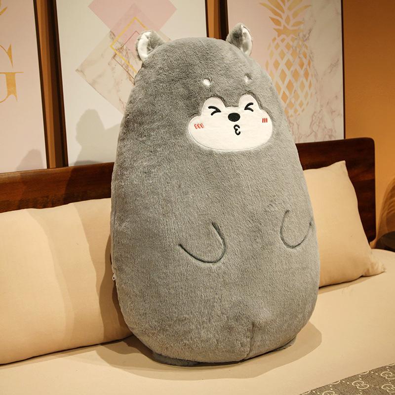 Cute Cute Shark Husky Pillow Plush Toy Dinosaur Doll Home Sofa Pillow Cushion Doll