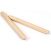 Classic Wooden Wood Color Rhythm Learning Musical Toy Musical Beating Rhythm Sticks Drum Sticks