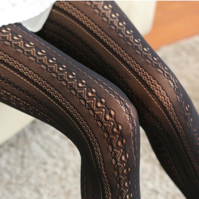Doiaeskv Кружевные сетчатые чулки с дном Lolitapantyhose Лолита Ретро Цветочный узор Лоза Белые Черные Рыбацкие чулки для женщин