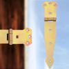 Charnières de porte - KOTARBAU - 200 mm - Acier inoxydable - Jaune - Résistantes aux intempéries