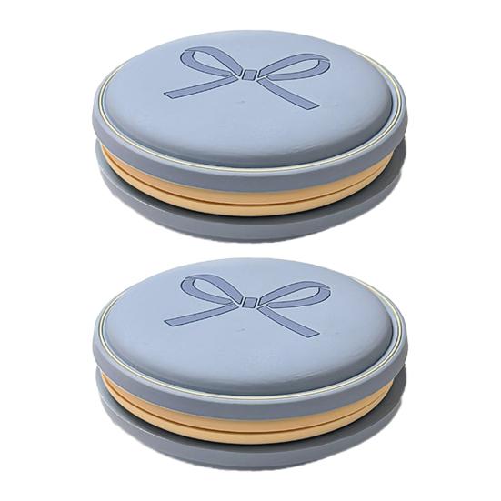 6Pcs Coaster Macaron Cartoon Design Heat Resistant Anti-Slip Coasters Cups Bowls Plates Mat Home Office Coffee Shop Decor