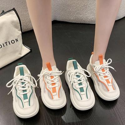 Сетчатая поверхность дышащая летняя обувь женская 2024 новая универсальная легкая женская спортивная повседневная обувь с мягкой подошвой