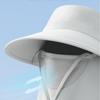 UV Protection Sun Hat Outdoor Sunscreen Neck Flap Bucket Hat New Fisherman Hat  Women