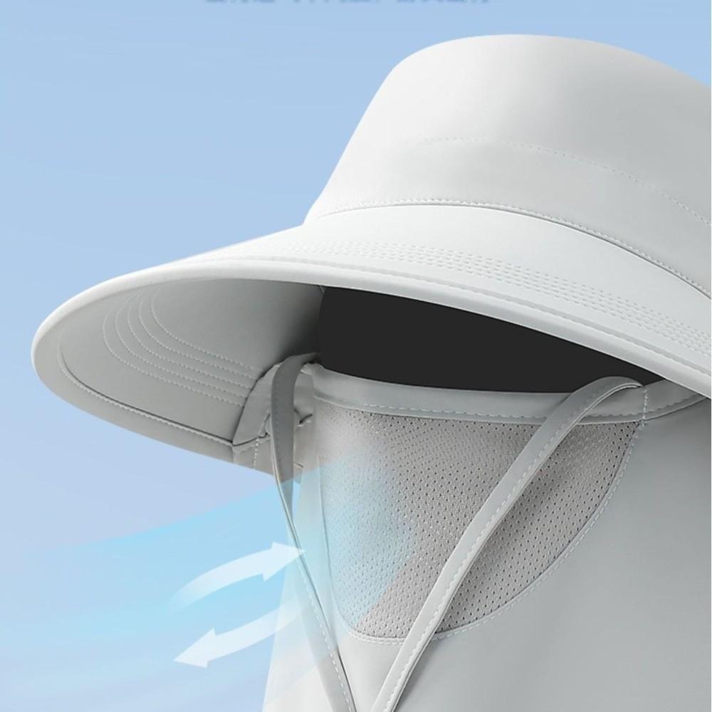 UV Protection Sun Hat Outdoor Sunscreen Neck Flap Bucket Hat New Fisherman Hat Women