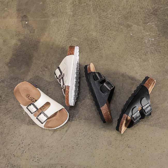 Пляжная обувь для девочек и мальчиков, детские кожаные туфли на плоской подошве, лоферы, летняя детская обувь, шлепанцы-гладиаторы