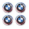 DECW8 7PC 68mm 56mm Wheel Center Caps Emblem Badge 50th Anniversary For BMW E39 E46 E90 E60 E87 E53 F10 F20 F30 M X3 X5 X6 Accessories