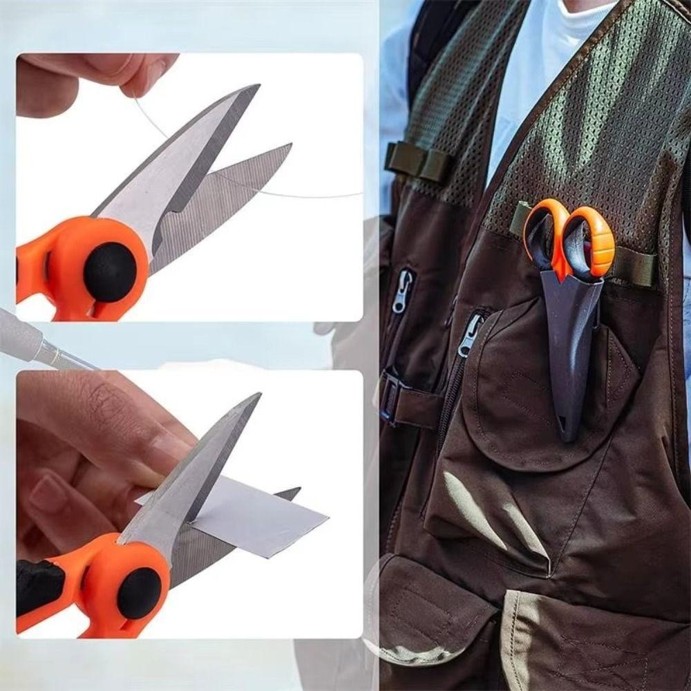 High Carbon Steel Scissors Hand Tool Electrician Scissors Fishing Scissor Fishing Tool