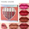 6-color Set Lip Gloss Non-stick Cup 1 Mirror Lip Gloss +5 Mist Lip Glaze
