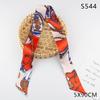 Универсальный винтажный шелковый шарф: Резинка для волос, Повязка на голову, Аксессуар для сумки
