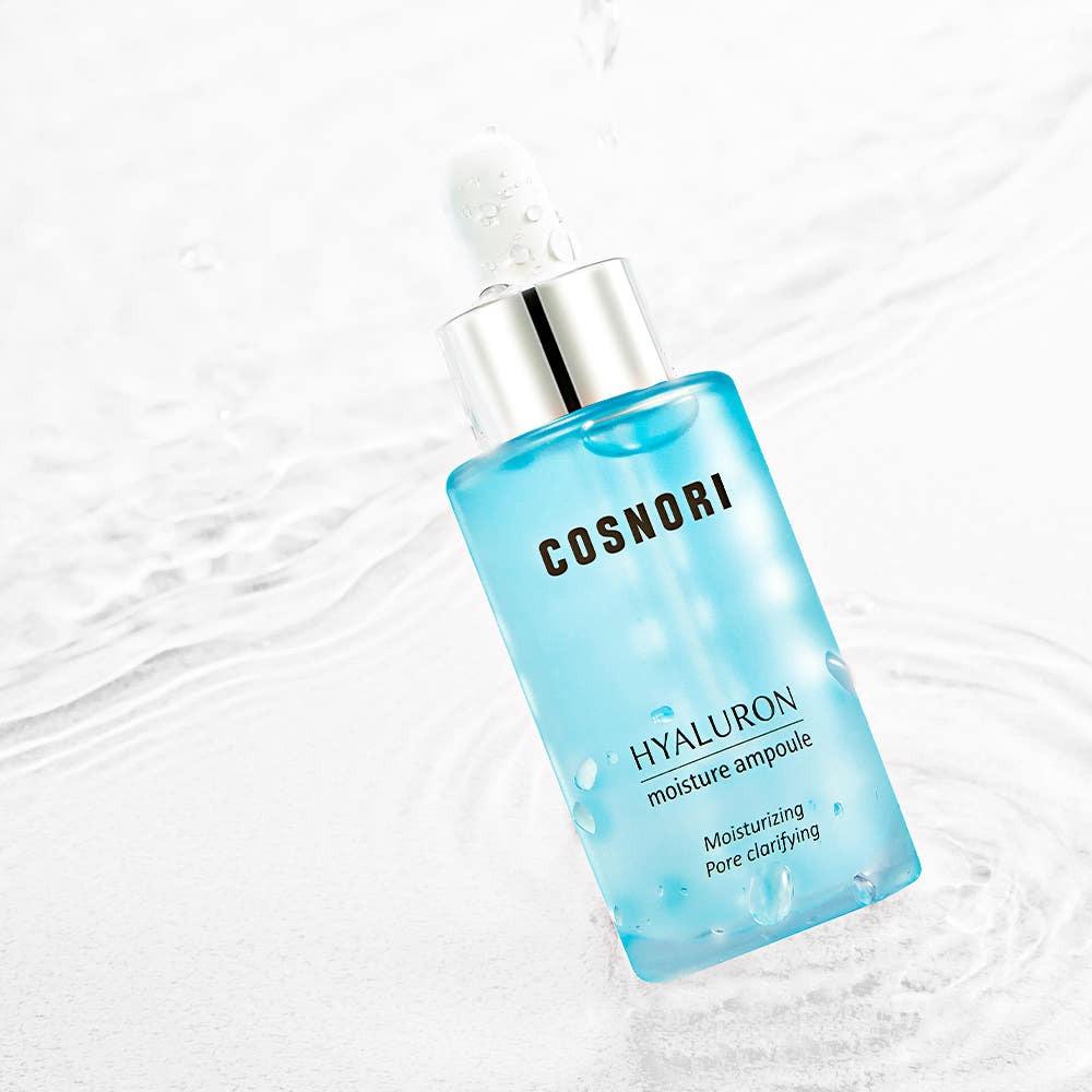COSNORI Hyaluron Moisture Ampoule Hydrating Plumping 30ml Daily Facial Serum