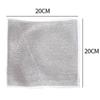 3/5/10/15 шт. тряпка из стальной шерсти, двусторонняя маслостойкая, быстросохнущая, полая, безворсовая, многоразовая кухонная тряпка, кастрюля, кастрюля, миска, скребок, ткань для чистки