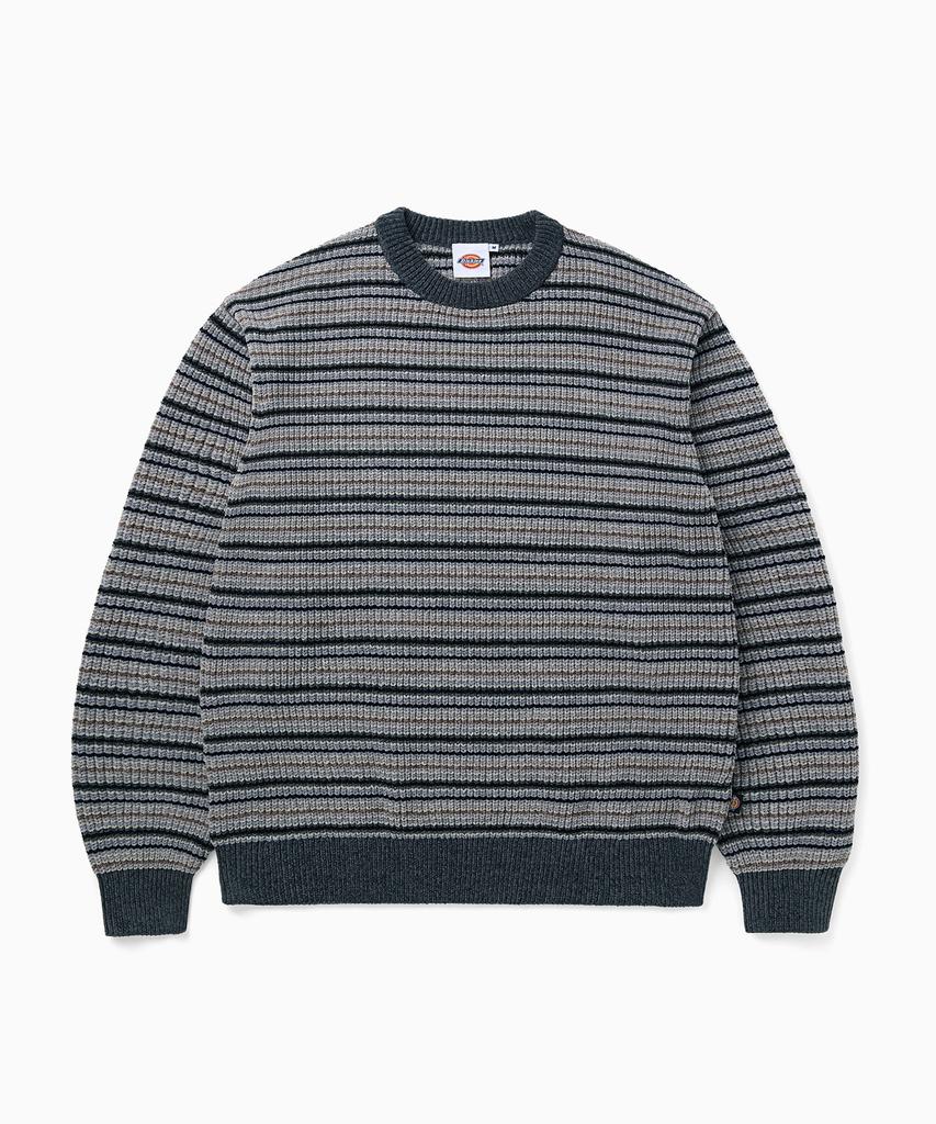 DICKIES Velour Stripe Knit Black