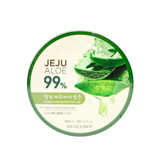 Face Shop Jeju Aloe Успокаивающий увлажняющий гель с алоэ вера 300мл