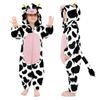 LOLANTA Dairy Cow Kigurumi Loungewear for Boys and Baby Costume for and Perfect for Baby and Photo Size 90 Children's Girls, Halloween, Christmas,