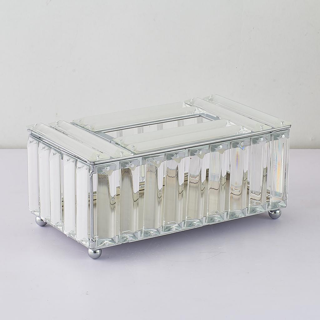 Хрустальный роскошный дизайн, держатель для салфеток для лица, хрустальный куб, диспенсер для салфеток, спальня, офис, отель, кафе, кофейня, бар