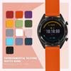 Rubber Strap Silicone 14mm Waterproof Watch Replacement Strap Quick Release Rubber Watch Band Buckle [WOCCI] Orange/Black
