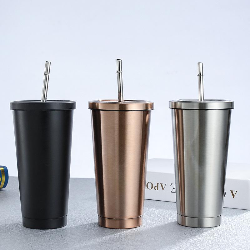 Stainless Steel Coffee Mug 500ml Thermo Mug with Lid Beer Mugs for Tea Cup Thermos Metal Cup Drink S