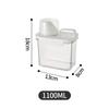 Airtight Laundry Detergent Dispenser Powder Storage Box Clear Washing Powder Liquid Container with Lid Rice Cerealn Dispenser