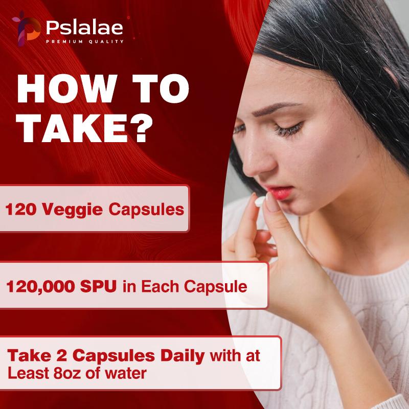 Pslalae Экстракт сериновой пептидазы, 120 000 SPU на порцию, подходит для здоровья пазух, дыхательной системы и суставов.
