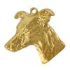 Whippet - Gilded Key Ring with Dog In Gift Box, Handbag Decoration, Luxury Accessory by Art-Dog Brand