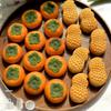 50 г Novel Peanut Crisp Moon Cake Form для печенья Persimmon, штамп, рамка, торт, выпечка, десерт, кухонные принадлежности, инструменты