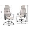 Praga Micro-Mesh Office Chair - Light Gray