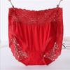 Big Red High Waist Modal Underwear Underwear Lace Briefs Edge Size In The Year Knickers of The Birth Panties
