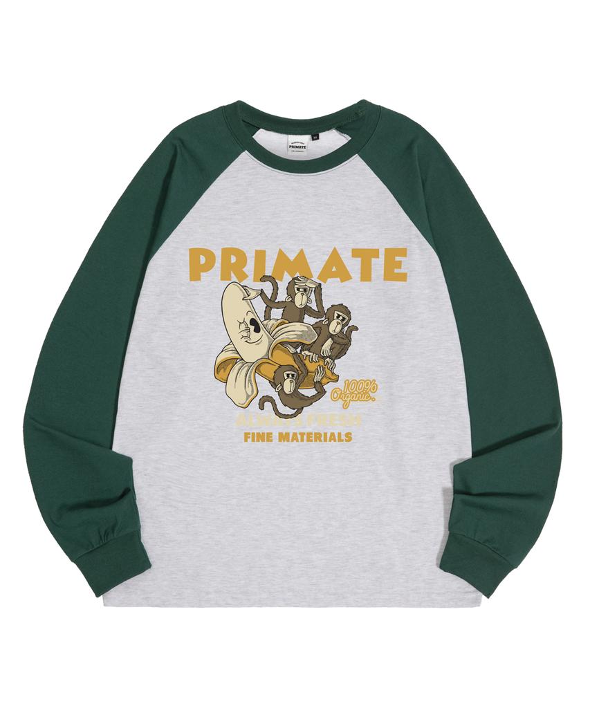 PRIMATE 100 Oversized Raglan Long Sleeve 3 Colors